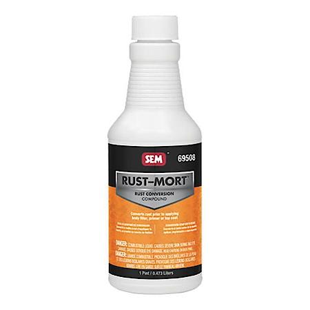 RUST MORT Metal Treatment - Stops Rust Dead! - Provides an ideal foundation for paint and body filler