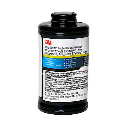 Body Schutz Rubberized Coating Black, 08864, 1 Quart