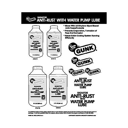 Water Pump Lube & Rust Inhibiter - Prevents evaporation, keeps entire cooling system clean