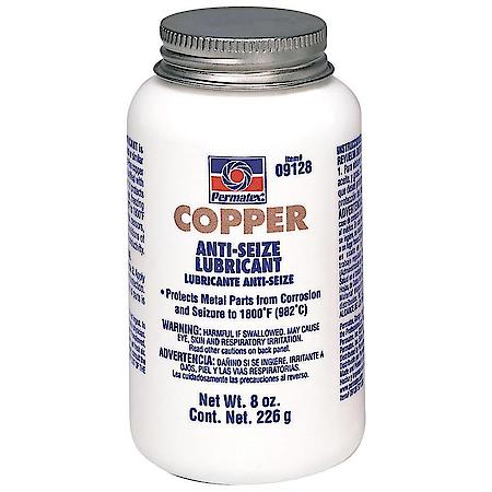 High-Temperature Copper Anti-Seize Lubricant for Extreme Conditions, 8 oz.