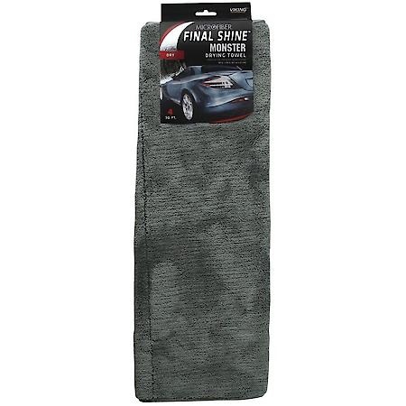 Final Shine Monster Drying Towel: 24" x 24", 1 Pack