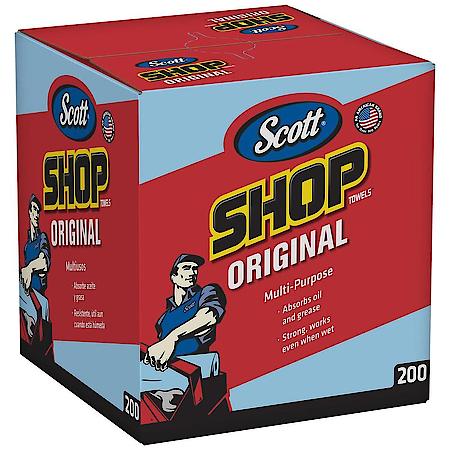 Shop Toweles in a Box: 10" x 12" Sheets, 200 Sheets a Box, 1 Pack