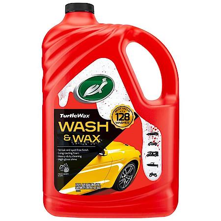 Wash & Wax : Removes Dried On Dirt And Grim For A Streak And Spot-Free Finish, 128 OZ