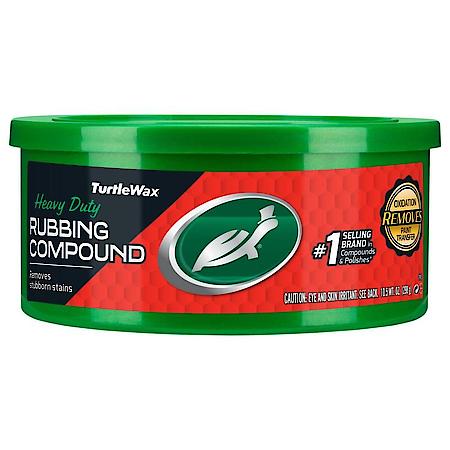 Rubbing Compound Wax: Heavy Duty Paste That Cleans Dull, Oxidized Finishes, 10.5 oz.
