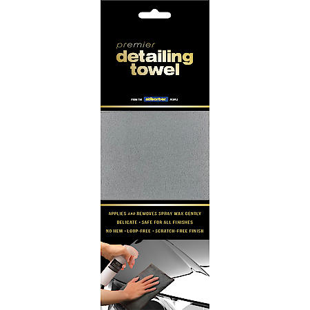 Microfiber Premier Detailing Towel: 19.5" x 13.75", 1 Pack