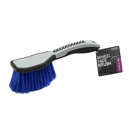 Soft Bristle Wheel Face Brush with Comfort Grip