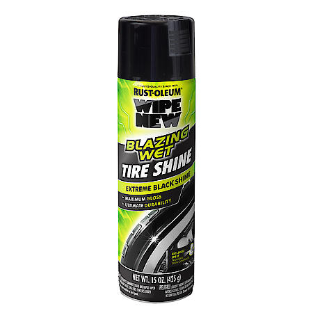 Wipe New Blazing Wet Extreme Black Tire Shine, 15 oz.