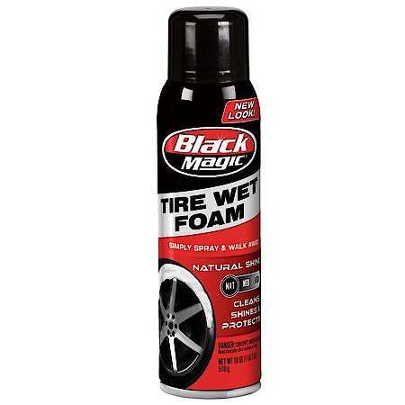 Black Tire Wet Foam: Long-Lasting Shine & Scuff Defense