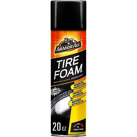 Tire Foam® Protectant: Intense Foam Activates on Contact, Floating Dirt Away Without Scrubbing 20 Oz