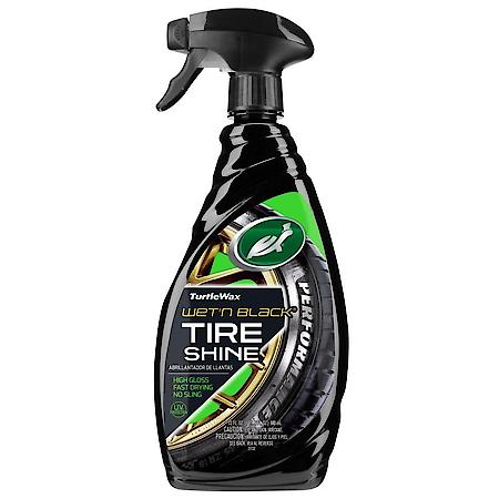 Wet'N Black Ultra Wet Tire Shine: Cleans, Shines And Protects Tires In One Easy Step, 23 OZ