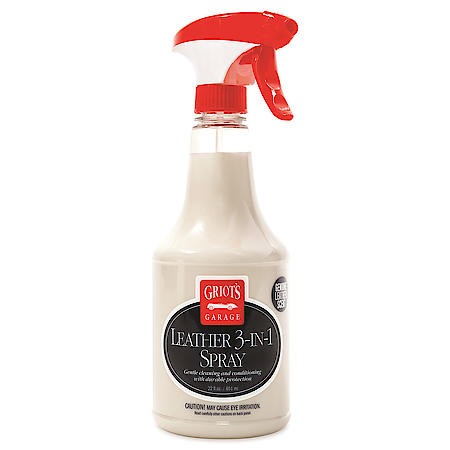 Leather 3-In-1 Spray: Quickly Cleans, Conditions, & Protects, 22 OZ