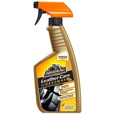Leather Care Spray with Real Beeswax for Car Interiors