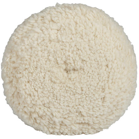 7" Fast Cut Wool Buffing Pad: 100% Twisted Wool, 1 Pack