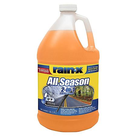 2-in-1 Windshield Washer Fluid - 4-Season Formula - Rated at 0 Degrees F.