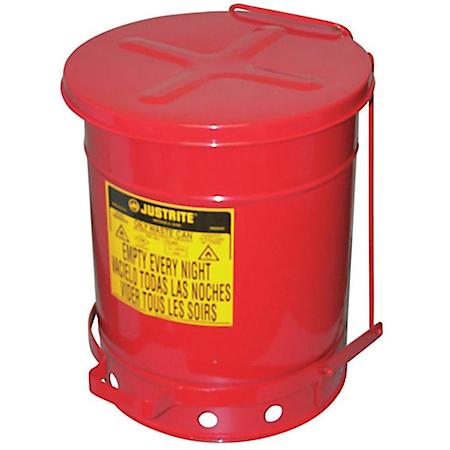 Can Waste Oily 10G W/Lever