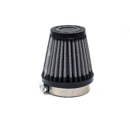 Universal Clamp On Reusable Air Filter: Flange Diameter 1.9", Filter Height 3", Flange Length 0.6"