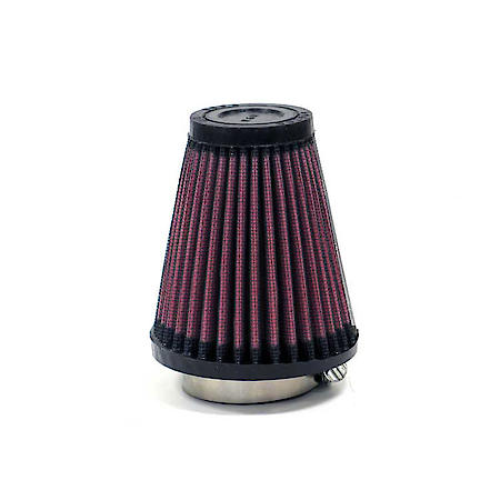Universal Clamp On Reusable Air Filter: Flange Diameter 1.7", Filter Height 4", Flange Length 0.6"