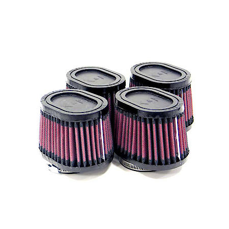Universal Clamp On Reusable Air Filter: Flange Diameter 2.1", Filter Height 2.8", Flange Length 0.6"