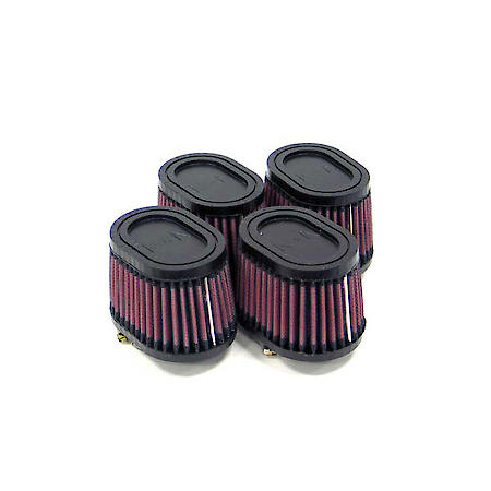 Universal Clamp On Reusable Air Filter: Flange Diameter 1.8", Filter Height 2.8", Flange Length 0.6"