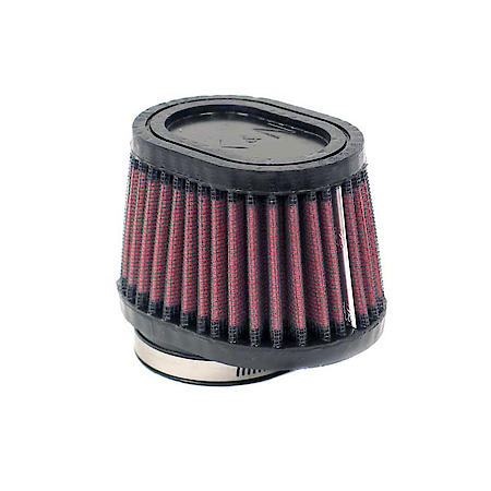 Universal Clamp On Reusable Air Filter: Flange Diameter 2.1", Filter Height 2.8", Flange Length 0.6"