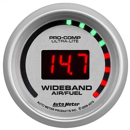 Gauge; Air/Fuel Ratio-Wideband; Street; 2 1/16"; 10 1-17 1; Digital; Ultra-Lite