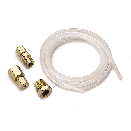 Tubing, Nylon, 1/8", 10Ft. Length, Incl. 1/8" Nptf Brass Compression Fittings