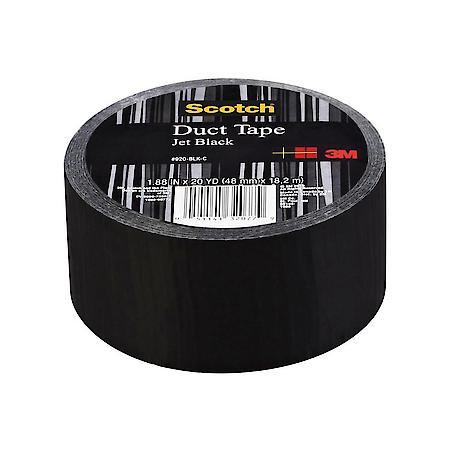 Duct Tape 920-BLK-C, 1.88 in x 20 yd (48 mm x 18,2 m), Black