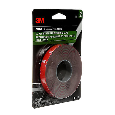 Super Strength Molding Tape: For  Body Side Moldings, Trim, and Emblems, 15ft