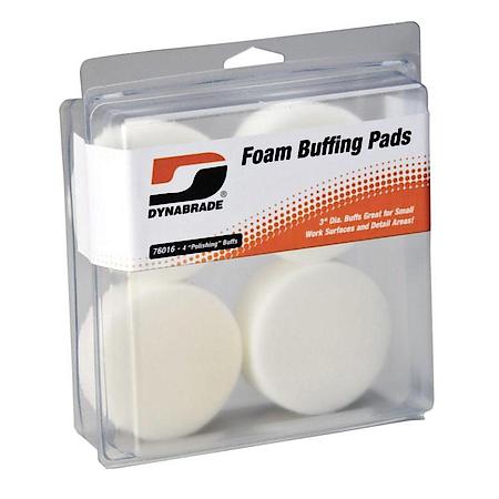 3" White Foam Polishing Pads