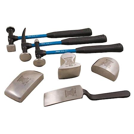 7 Piece Body and Fender Repair Set with Fiberglass Handles