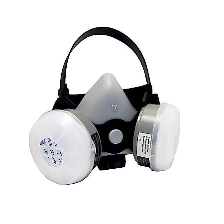 Multi-Use Dual Cartridge OV/N95 Respirator, Medium