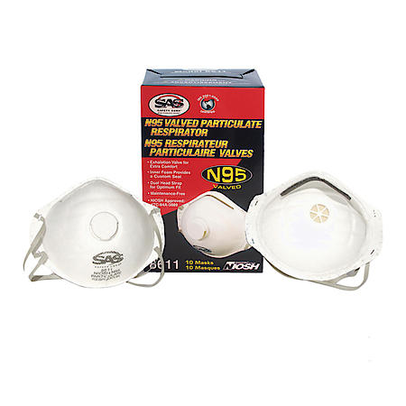N95 - VALVED PARTICULATE RESPIRATOR (sold by each)