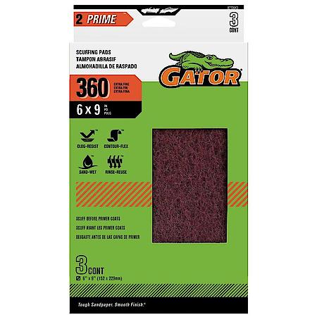6" x 9" Multi-Surface Scuff Pad, 360 Grit, 3 Pack