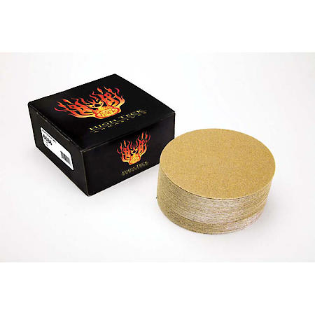 6" Gold PSA Disc - 220 grit (sold by each)