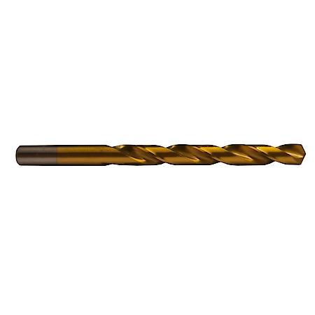 Titanium Drill Bit, 3/8", Overall Length 5"