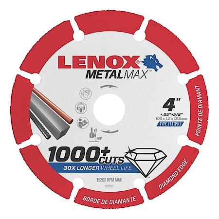 Lenox Diam Cutoff Wheel Ag 4.5" X 7/8"