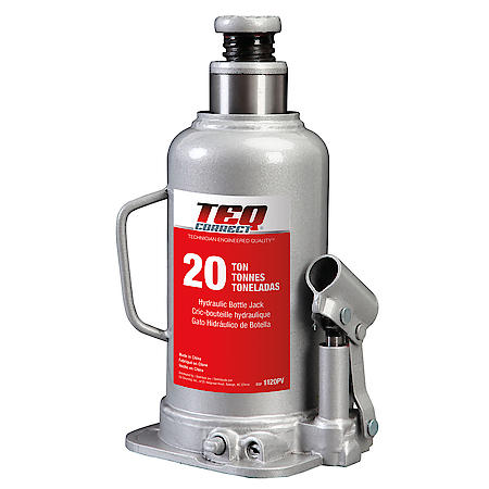 20 Ton Hydraulic Bottle Jack: Lifting Range: 9-1/2" to 17-3/4"