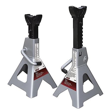 3 Ton Jack Stands: Support Range: 11.33" to 16.65", 2 Pack