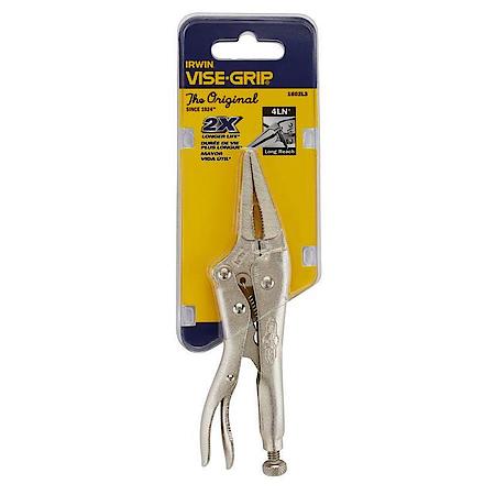 4" Long Nose Locking Pliers - 4" (100 mm) - High Grade Alloy Steel - Heat Treated