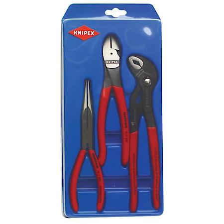 3 Piece Plier Set with 10 in. Cobra