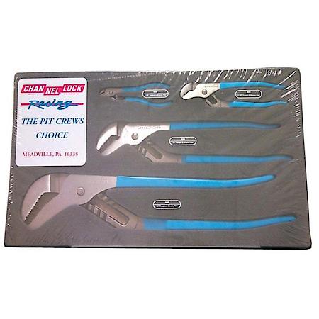 4 Piece Tongue and Groove Pit Crews Choice Pliers Set