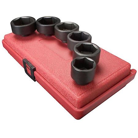 6 Piece 3/8" Drive Oil and Fuel Filter Socket Set