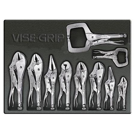 10 Piece Locking Pliers Set