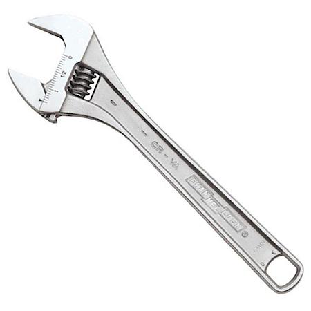 4" Chrome Adjustable Wrench