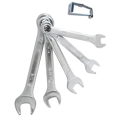 5 Piece SAE Combination Wrench Set