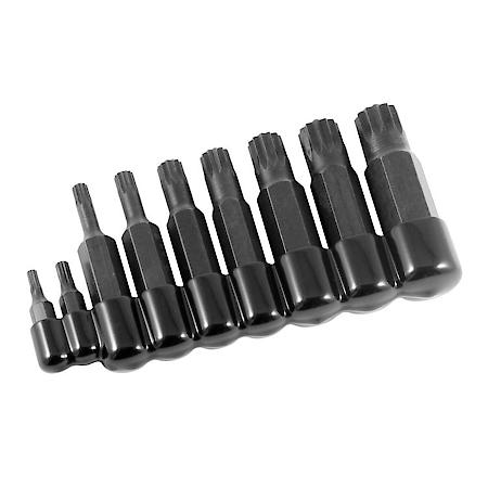 60850 Master Triple Square Bit Set, Includes Nine Pieces to fit 4, 5, 6, 8, 10, 12, 14, 16 and 18mm Sizes
