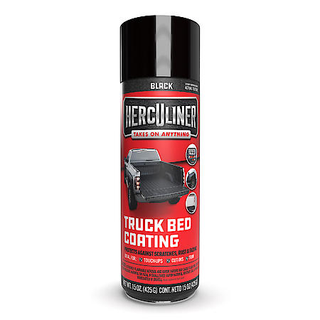 DIY Bed Liner Aerosol for Touch-Ups, Trim Protection, and Rust Prevention, 15oz