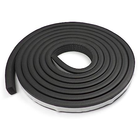 Multi Purpose Crown Weatherstrip 5/8" W x 3/8" H x 10' L