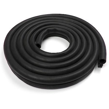 Top Bulb Weatherstrip (Steel Core) 5/8" W x 1-3/16" H x 10' L