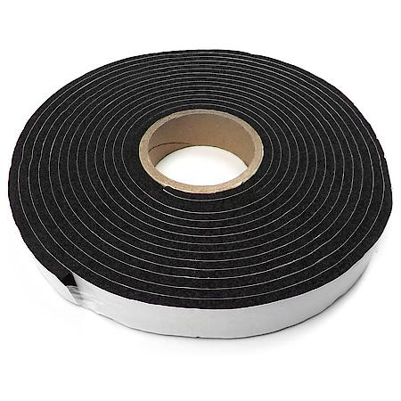 Nitrile Foam Camper Top Tape 1-1/4" W x 3/16" H x 26' L